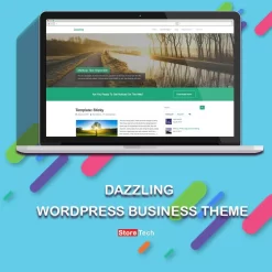 Dazzling – Free Flat Design WordPress Business Theme
