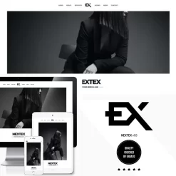 Nextex - One Page Photography WordPress Theme