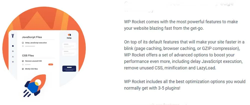 WP Rocket - Optimize your speed with a cutting-edge technology
