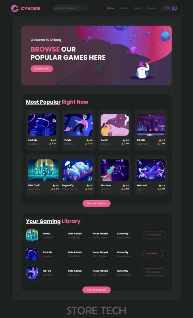 HTML5 Game Template
