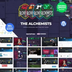 Alchemists - Sports, eSports and Gaming Club and News WordPress Theme