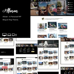 Alinan WP - A Personal WordPress Blog and Vlog Theme