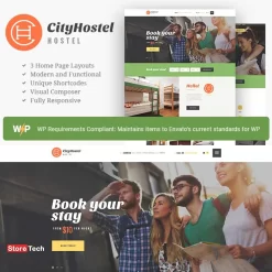 City Hostel - A Travel and Hotel Booking WordPress Theme