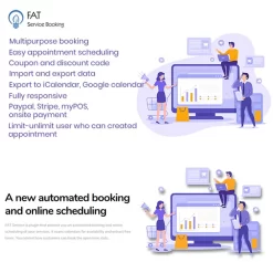 Fat Services Booking - Automated Booking and Online Scheduling WP plugin