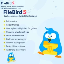 FileBird v5.0.8 - WordPress Media Library Folders WP plugin