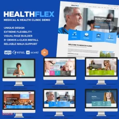 HEALTHFLEX v2.6.0 - Doctor Medical Clinic and Health WordPress Theme
