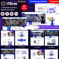 ITfirm v1.3.4 - IT Solutions Services WordPress theme