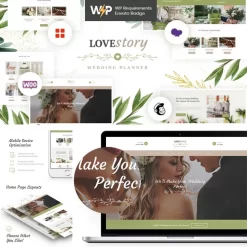 Love Story v1.3.4 - A Beautiful Wedding and Event Planner WordPress Theme