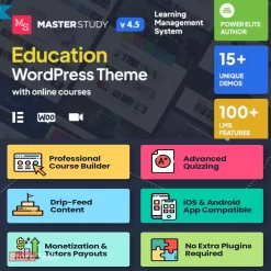 Masterstudy v4.6 - Education WordPress Theme