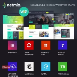 Netmix - Broadband and Telecom Internet Provider WP Theme