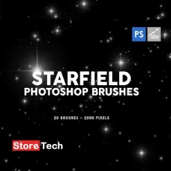Photoshop 20 Starfield Stamp Brushes