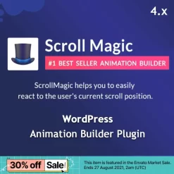 Scroll Magic WordPress v4.2.5 - Scrolling Animation Builder Plugin