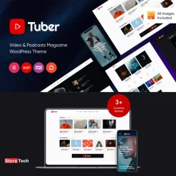 Tuber - Video Blog and Podcast WordPress Theme