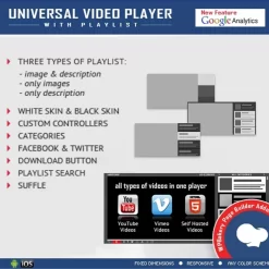 Universal Video Player for WPBakery Page Builder v3.1.1- WP plugin