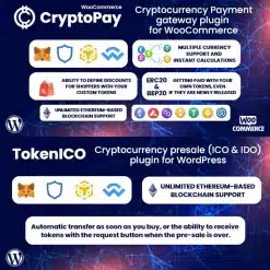 CryptoPay WooCommerce - Cryptocurrency payment gateway plugin
